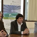 Collini Valdua e Zardi al tavolo della conferenza