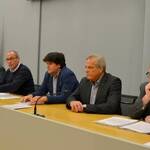 tavolo con i protagonisti dell'accordo