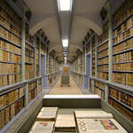 interno della biblioteca di Rovereto