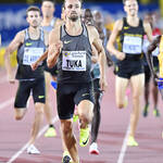 Amel Tuka in fase di gara edizione 2016