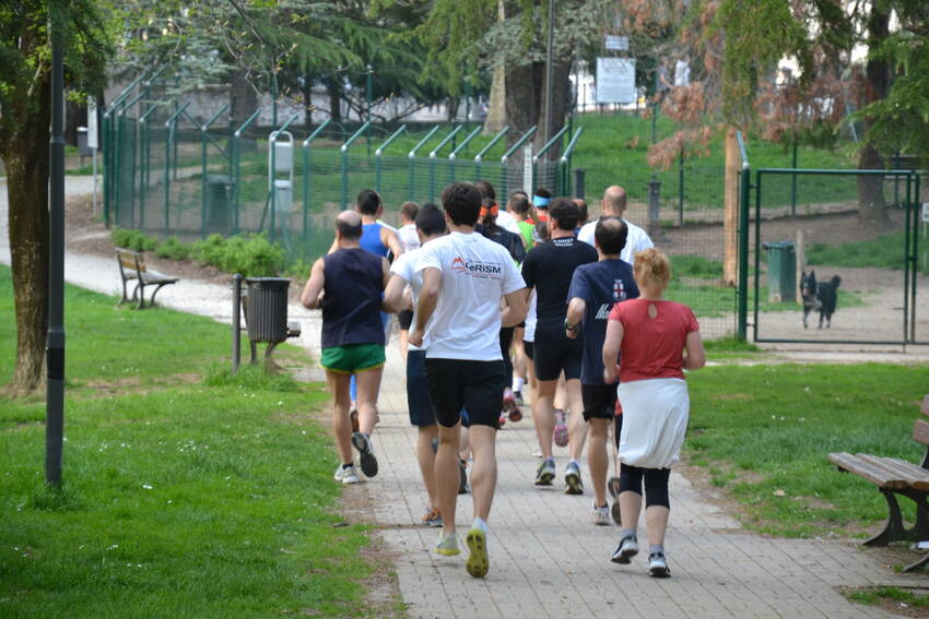 Roverunning e Nordic Walking. fase di allenamento